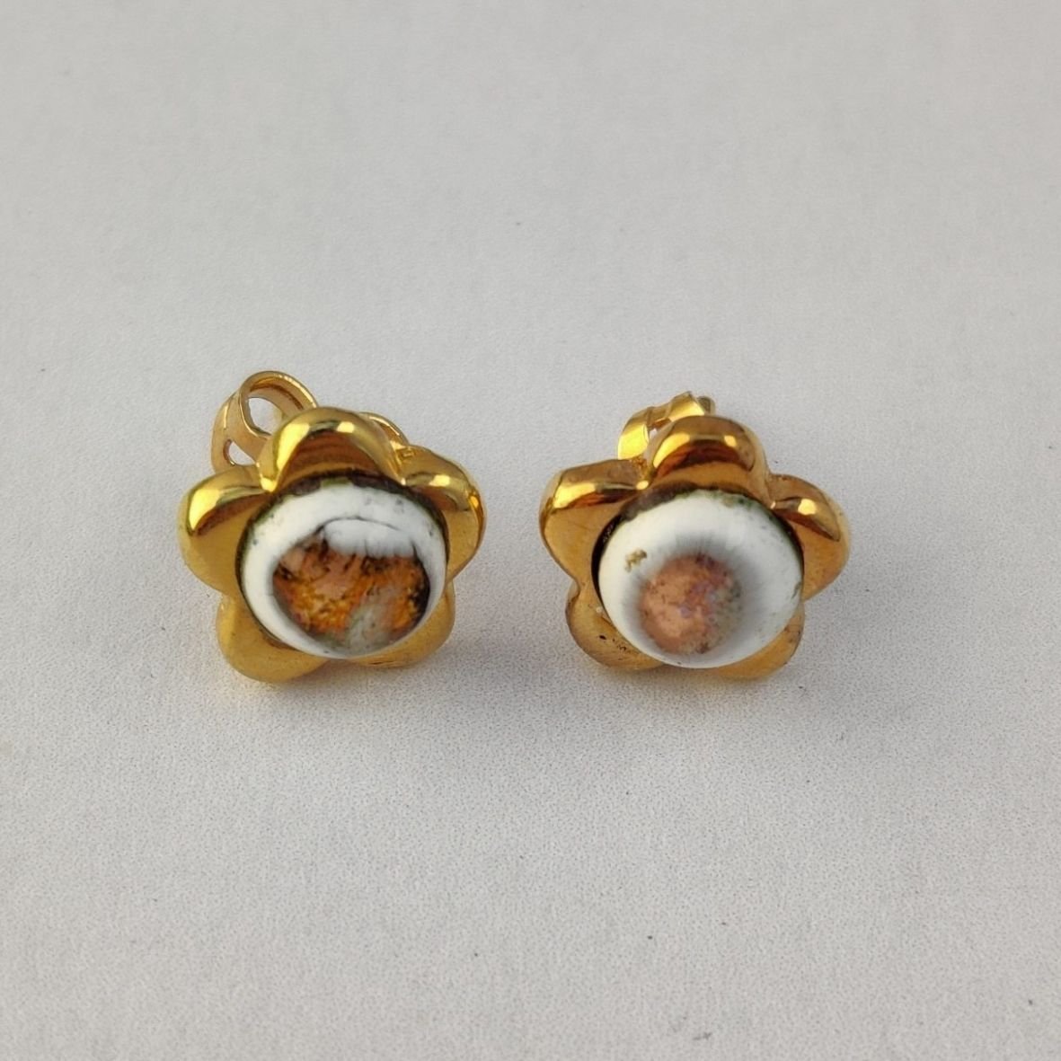 Boucle d’oreilles poussettes « FLEURETTE »