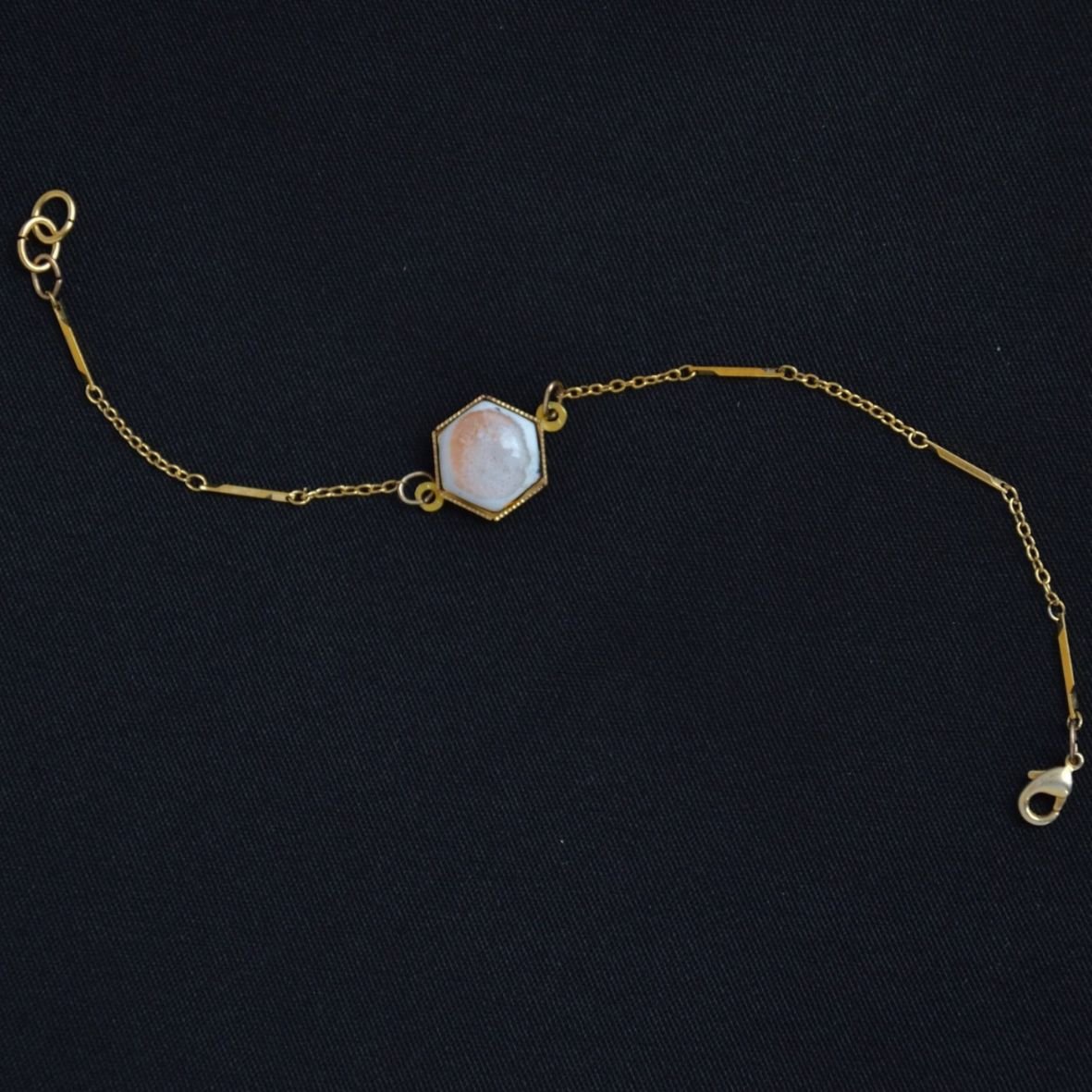 Bracelet fin octogonal