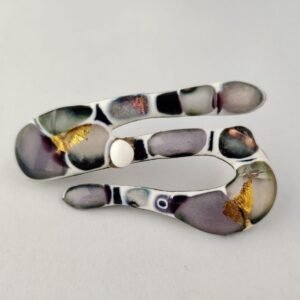 Broche serpent « S »